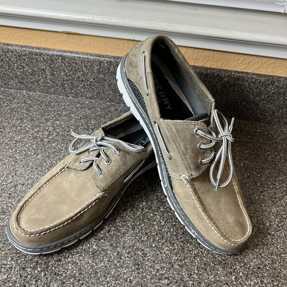 Sperry Boat Shoe Men 12M 3-Eye Light Brown Comfort Casual Walking Driving SlipOn - Picture 2 of 11